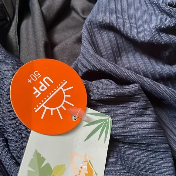 Soft Ribbed Ruched One-Piece Swimsuit - Picture 12 of 12